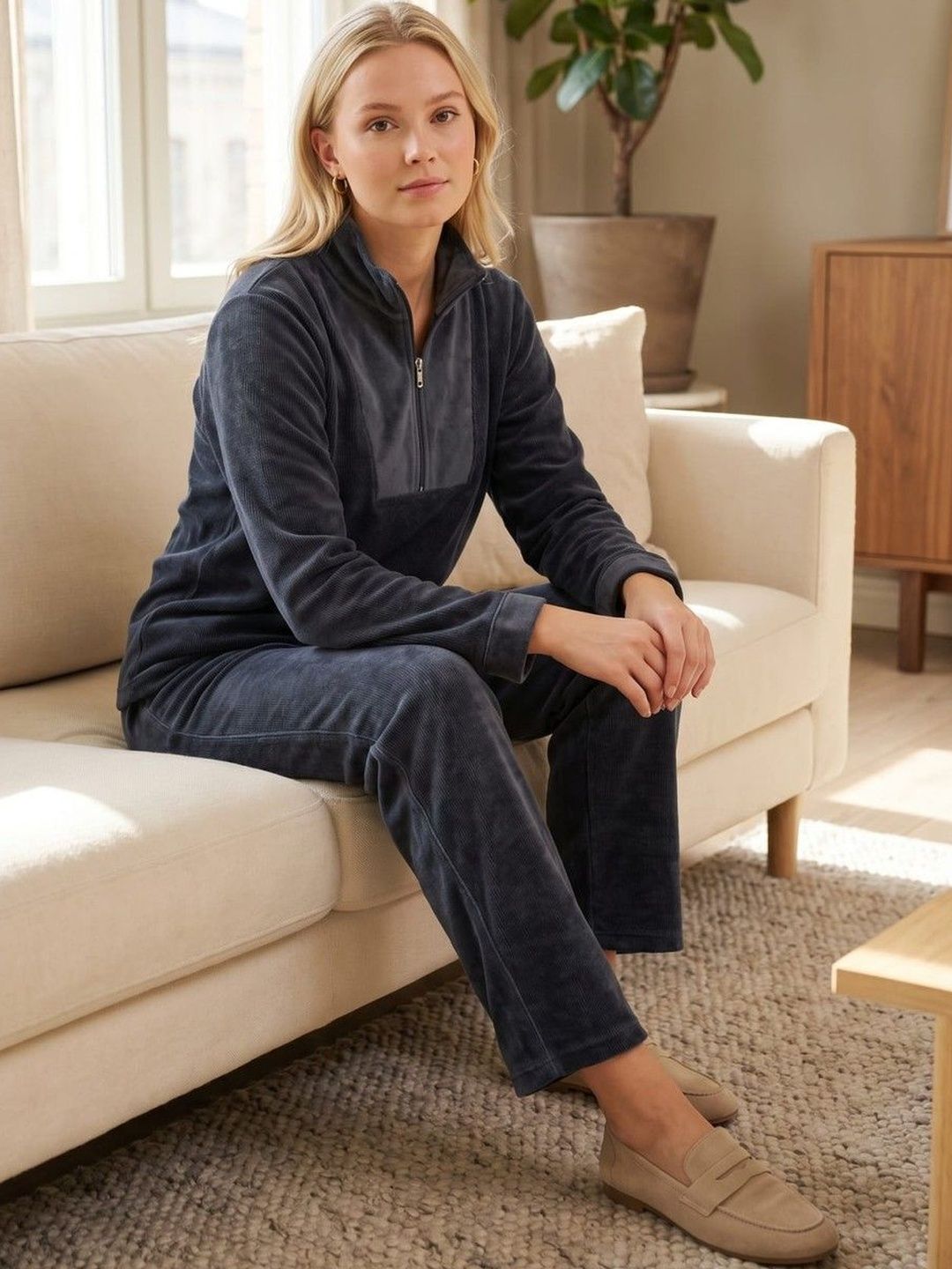 She N She Women Colourblocked Night suit-picture-50