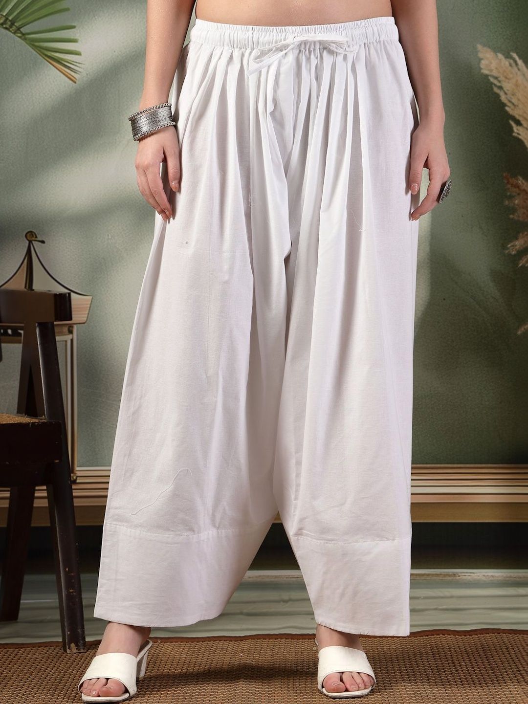 KALINI Women Loose Fit Cotton Salwar-image-21