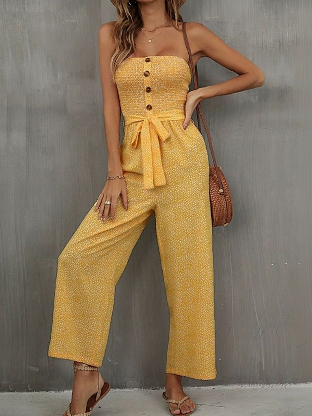 StyleCast Off-Shoulder Printed Jumpsuit-picture-18