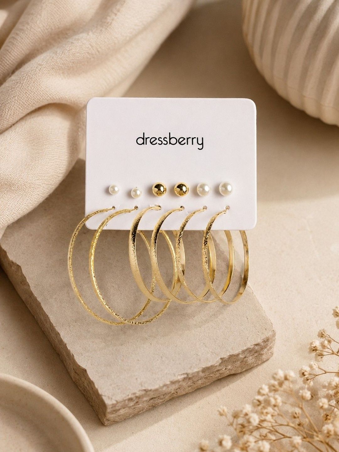 DressBerry Circular Hoop Earrings-picture-15