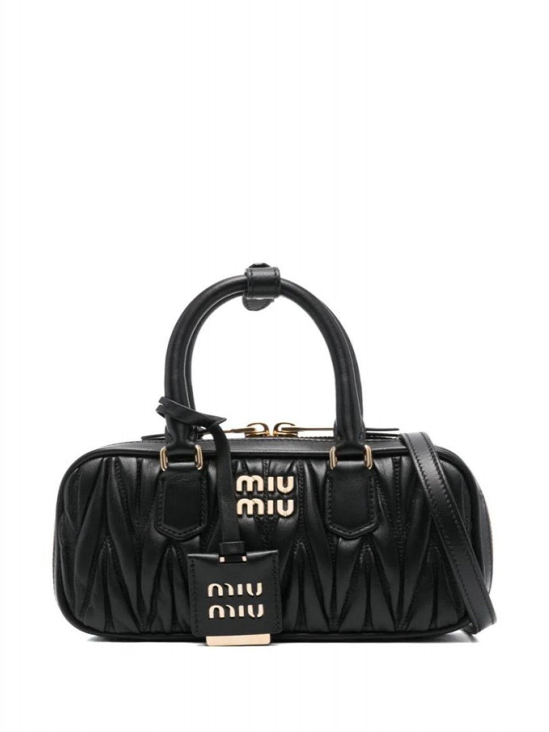miu miu Black Arcadie Duffle Bag-picture-15