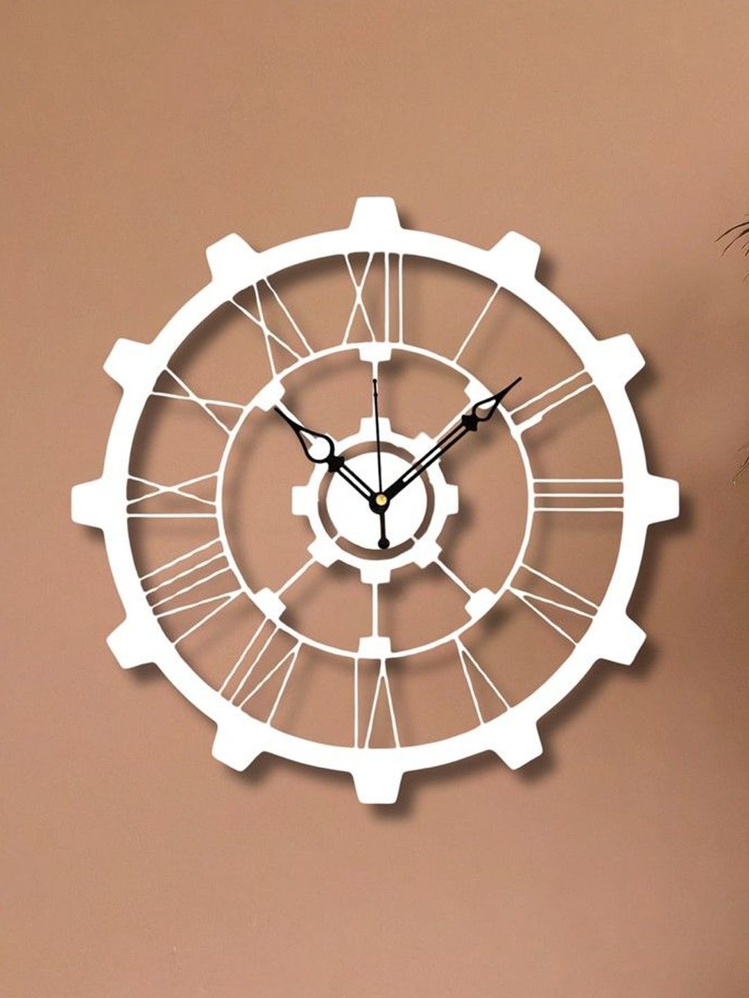 VENTUOS White & White Quirky Wall Clock-picture-32