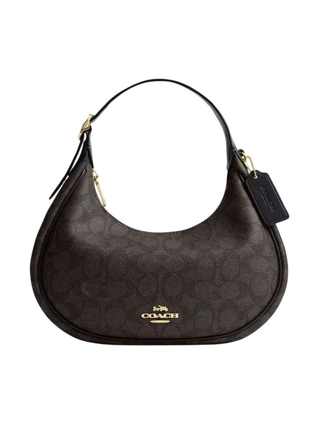 coach Dark Brown Emily Small Shoulder Bag-picture-56
