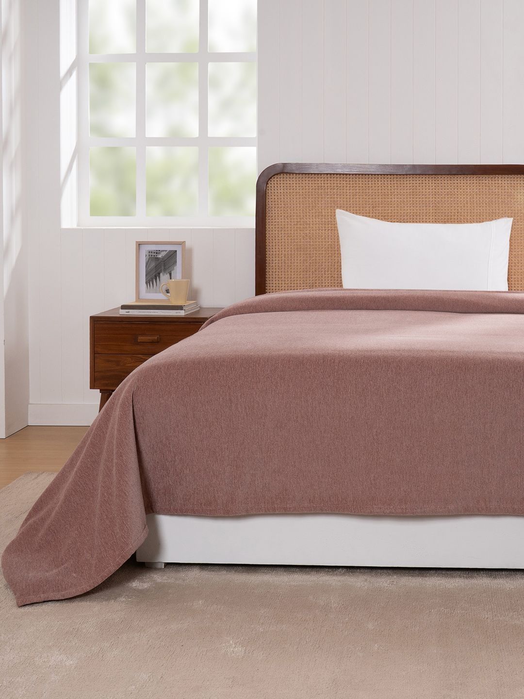 MASPAR Pink 310 GSM Single Bed Covers-picture-53