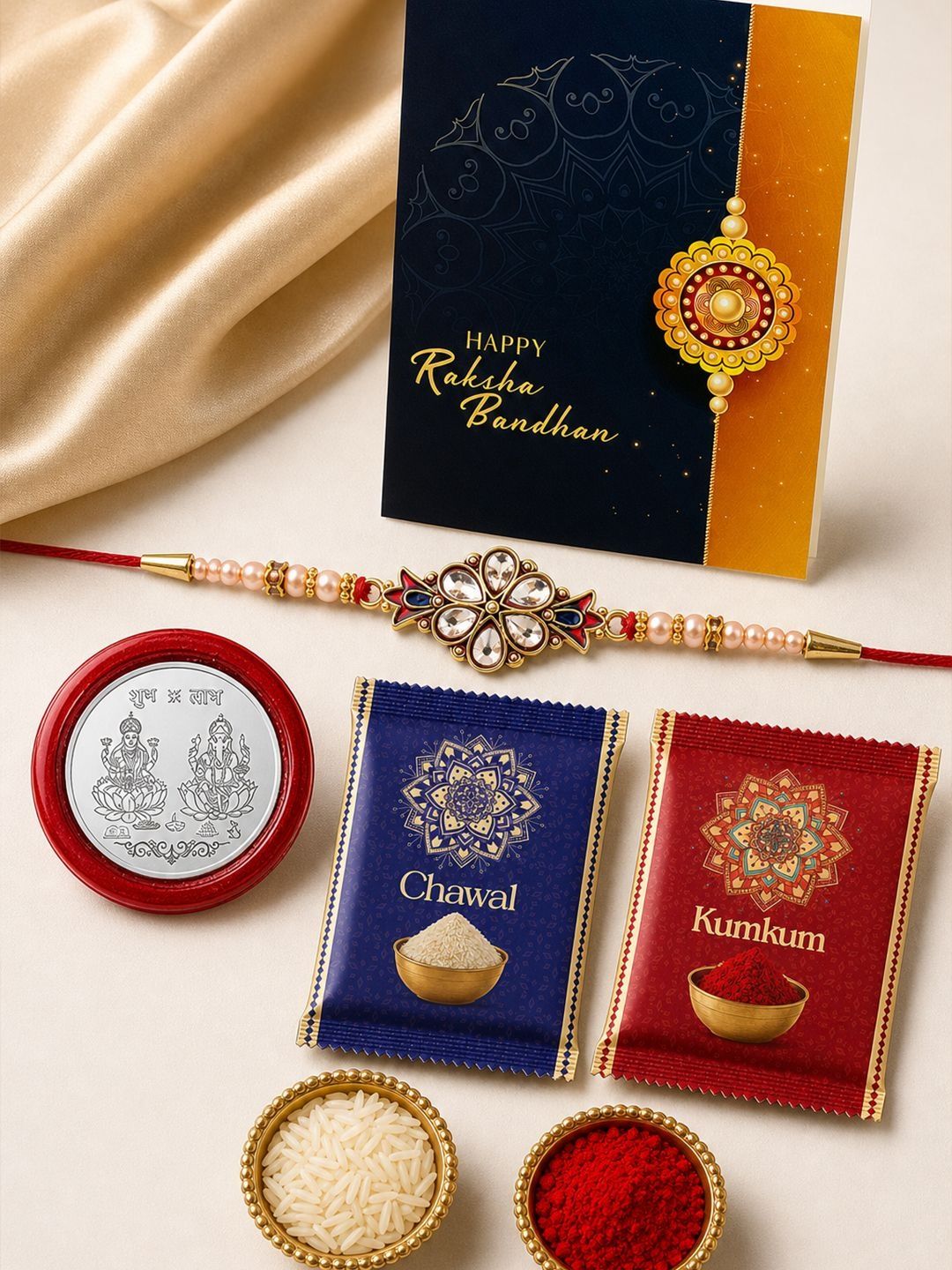 DeoDap 5-Pcs Rakhi Gift Set-picture-21