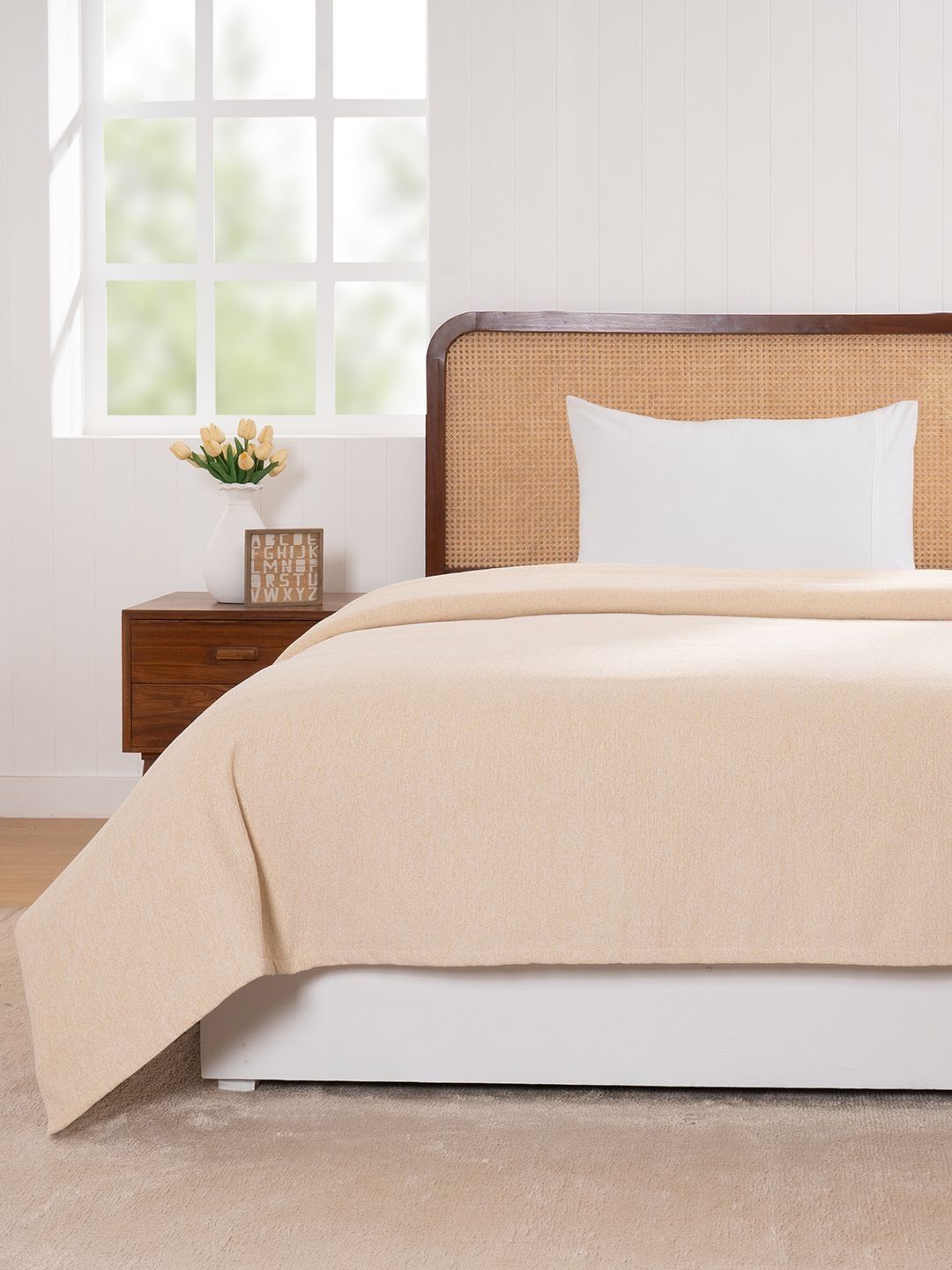 MASPAR Off White 310 GSM Single Bed Covers-image-39