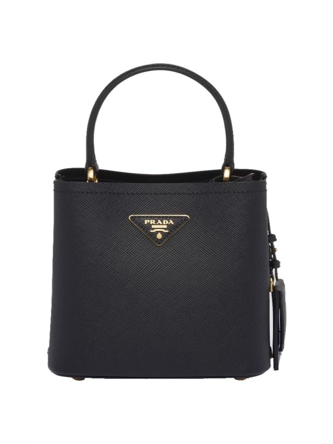 Prada Black small saffiano leather Panier bag-picture-46