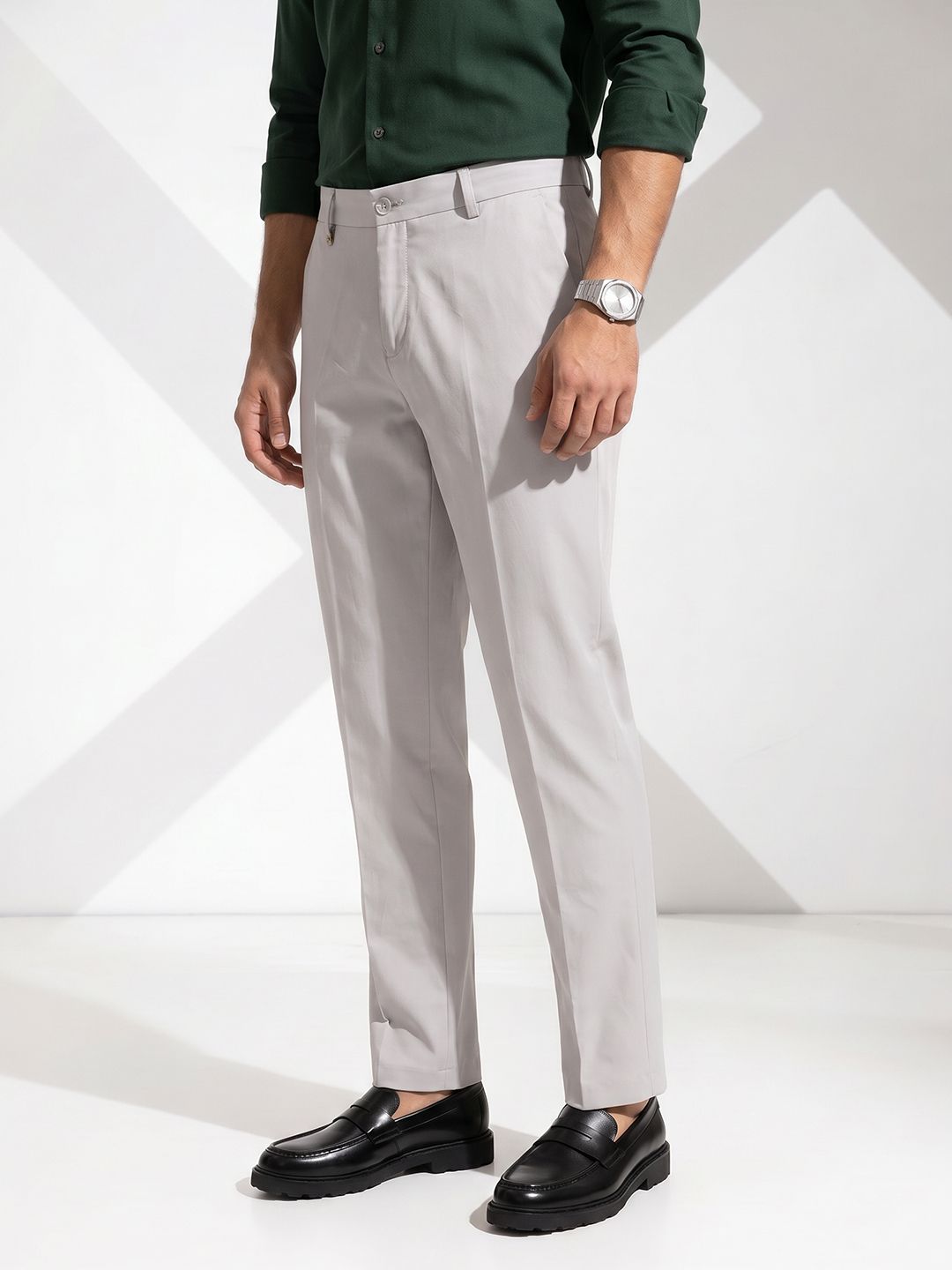 INVICTUS Men Regular Fit Formal Trousers-picture-47