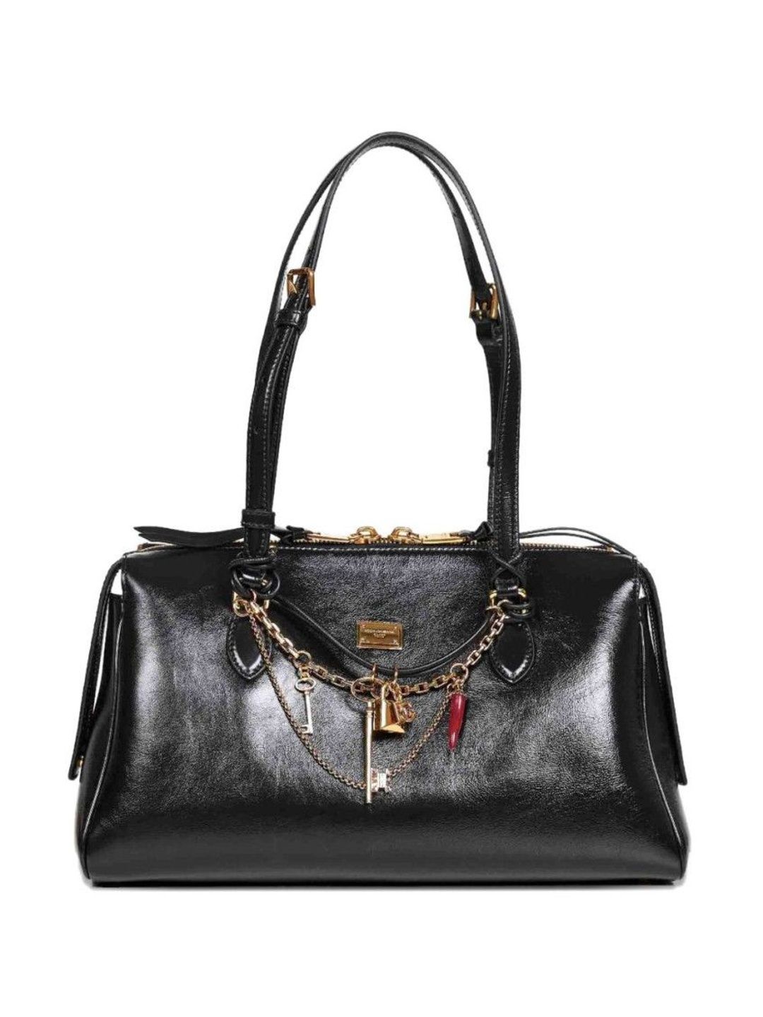Dolce & Gabbana Black Vittoria Medium Shoulder Bag-picture-41