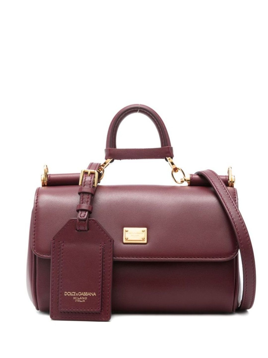 Dolce & Gabbana Maroon Sicily Satchel-picture-38