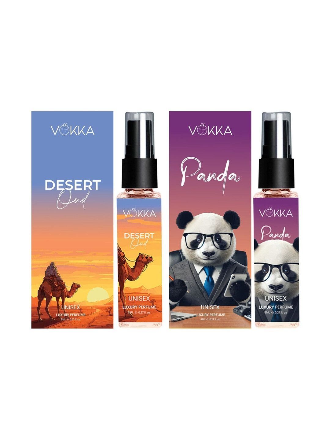 VOKKA Set Of 2 Desert Oud & Panda Eau De Perfum - 8 ml Each-picture-15