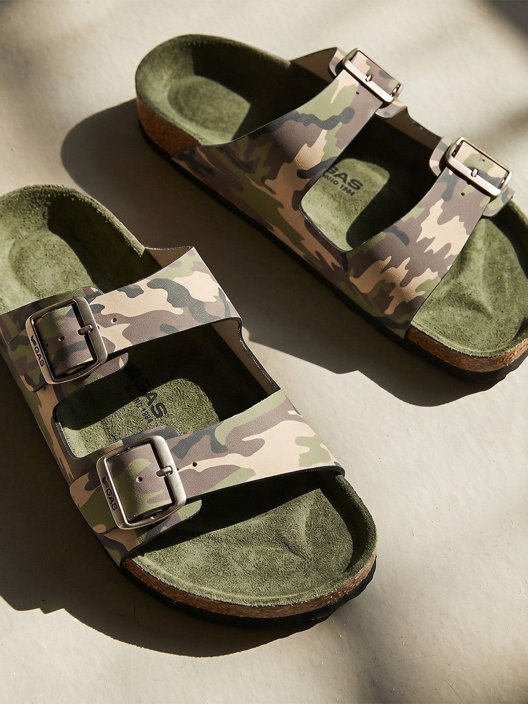 GAS Men Olive Tosto Sandals-image-7