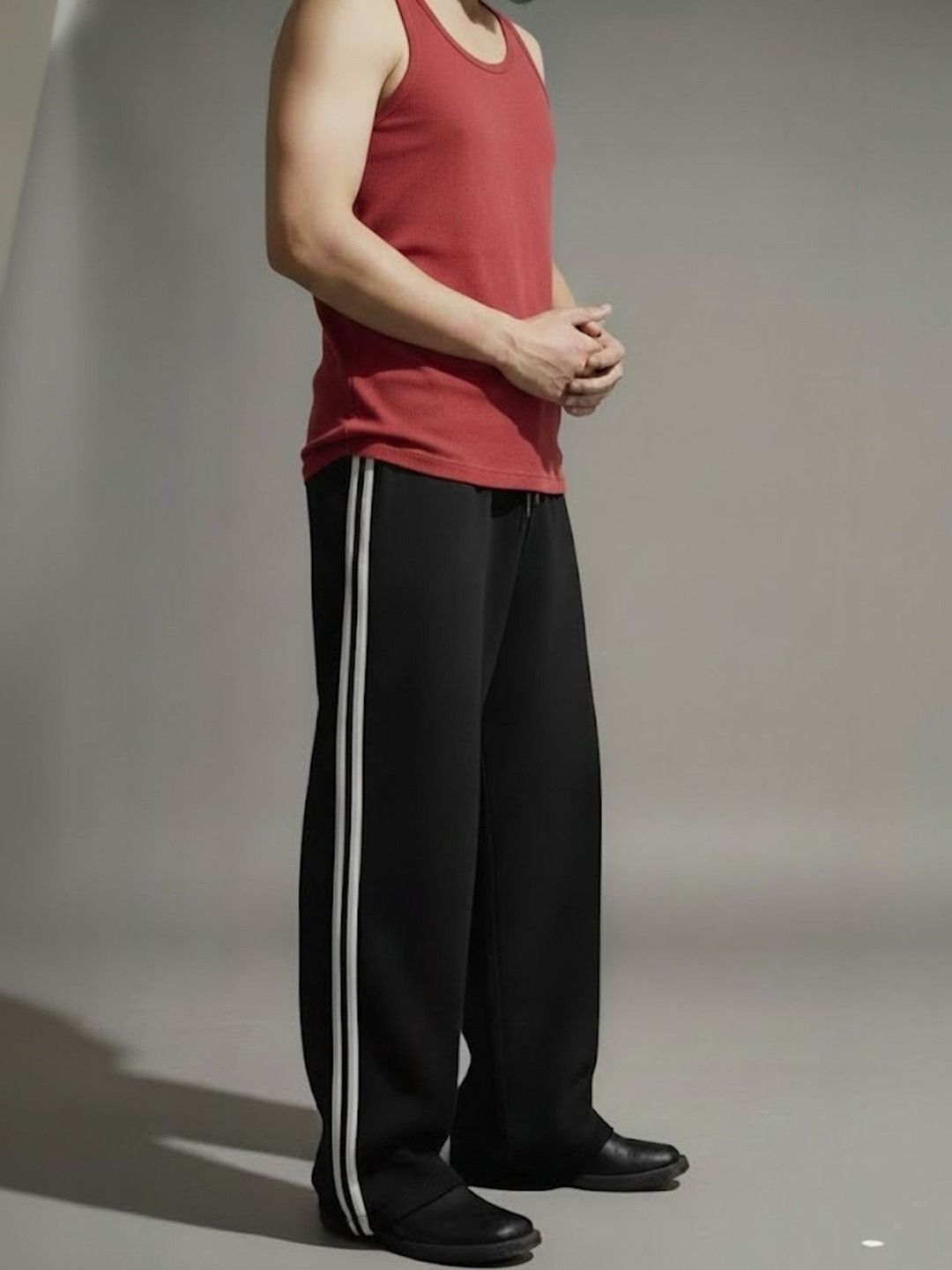 Imsa Moda Men Baggy Striped Track Pants-picture-25