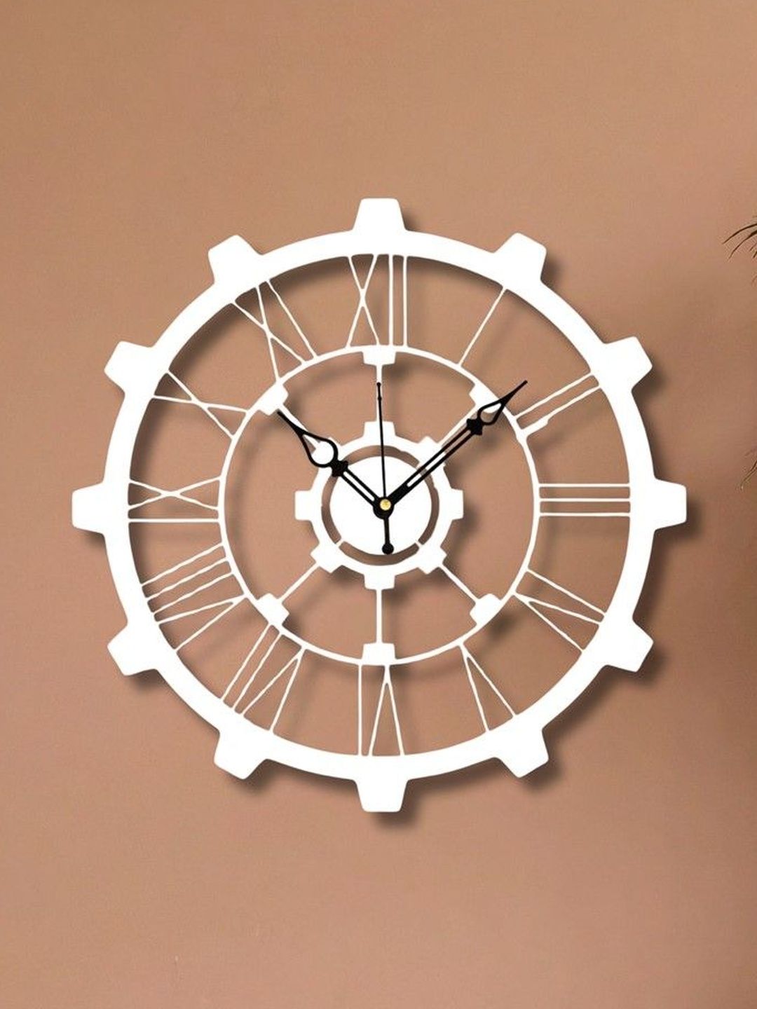 VENTUOS White & White Quirky Wall Clock-image-19