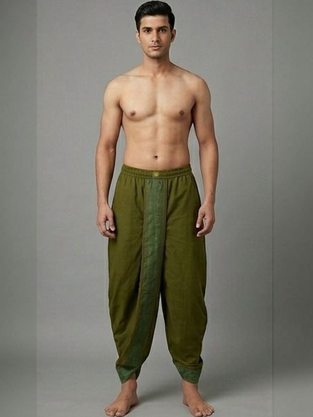 niira.co Men Embroidered Cotton Blend Dhoti Dhotis-picture-29