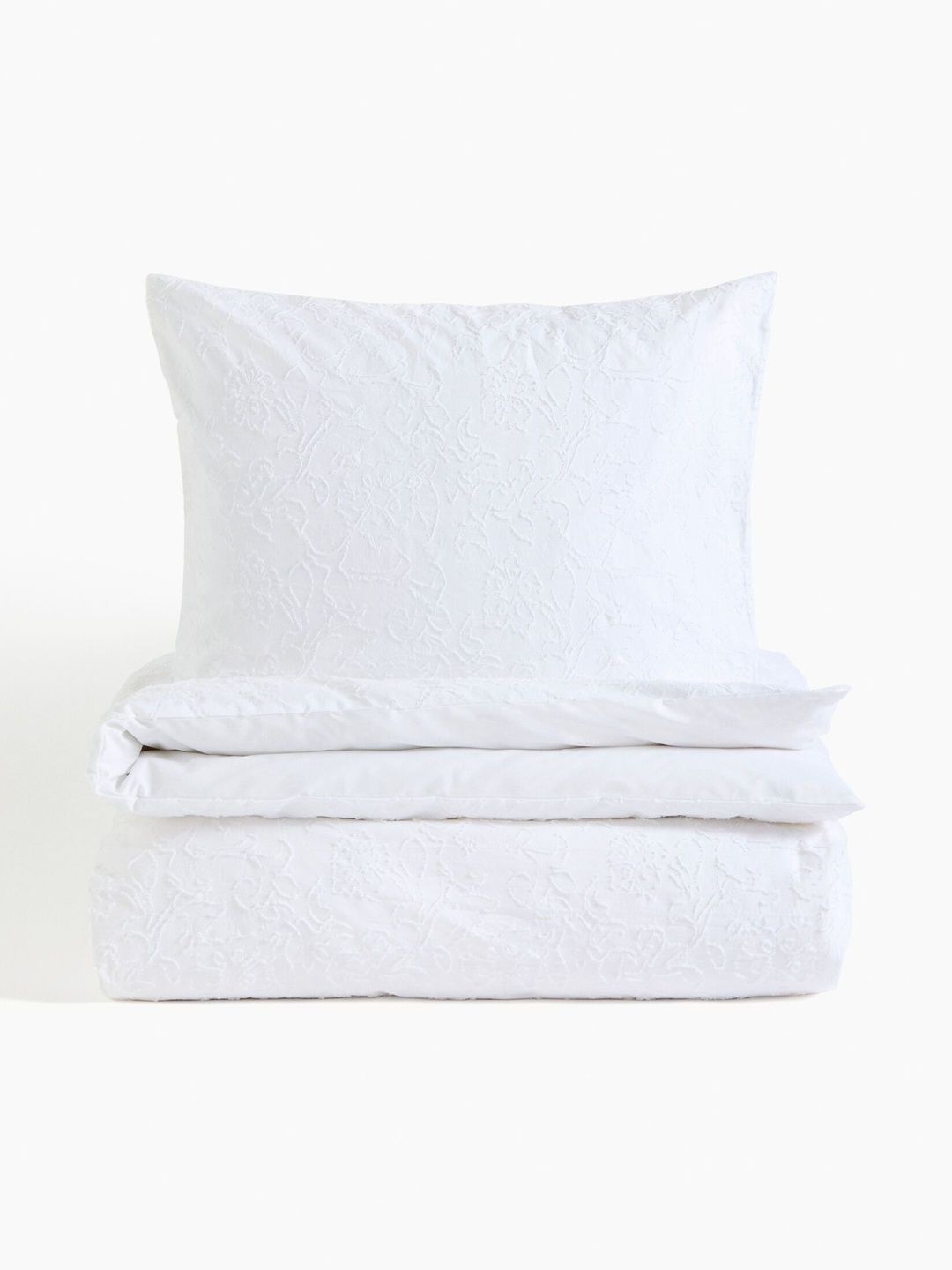 H&M Jacquard-weave single duvet cover set-image-35