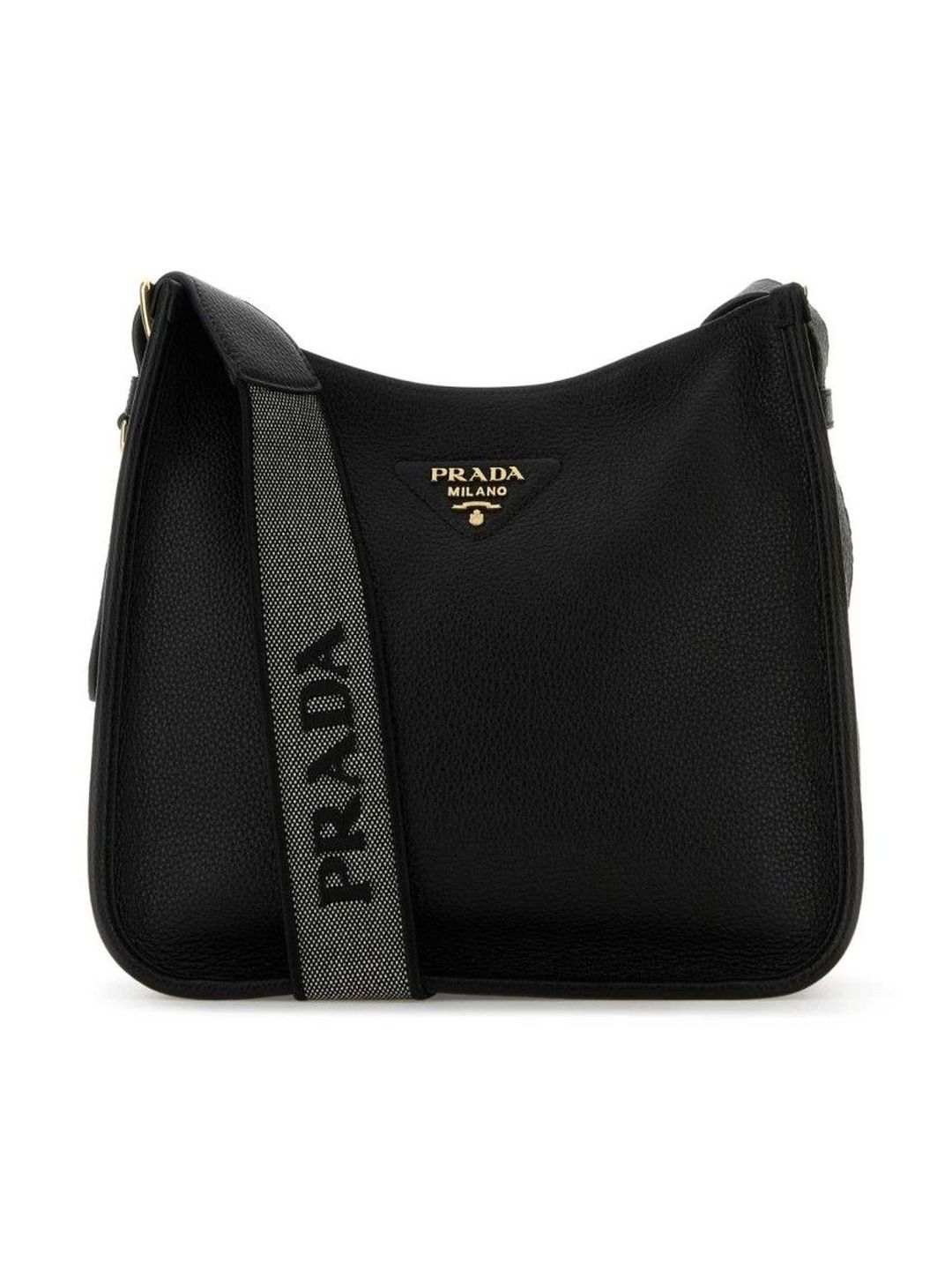 Prada Black Triangle Logo Crossbody Bag-picture-29