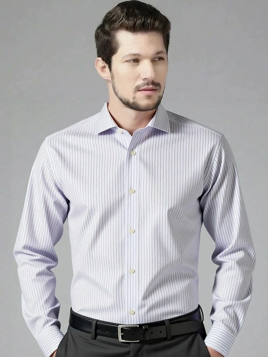 Camicissima Men Slim Fit Striped Formal Shirt-picture-33