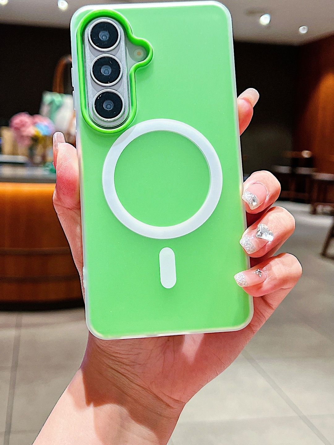 Luxury Kase Solid Printed Samsung Galaxy S26 Plus 5G Back Case Mobile Accessories-picture-34