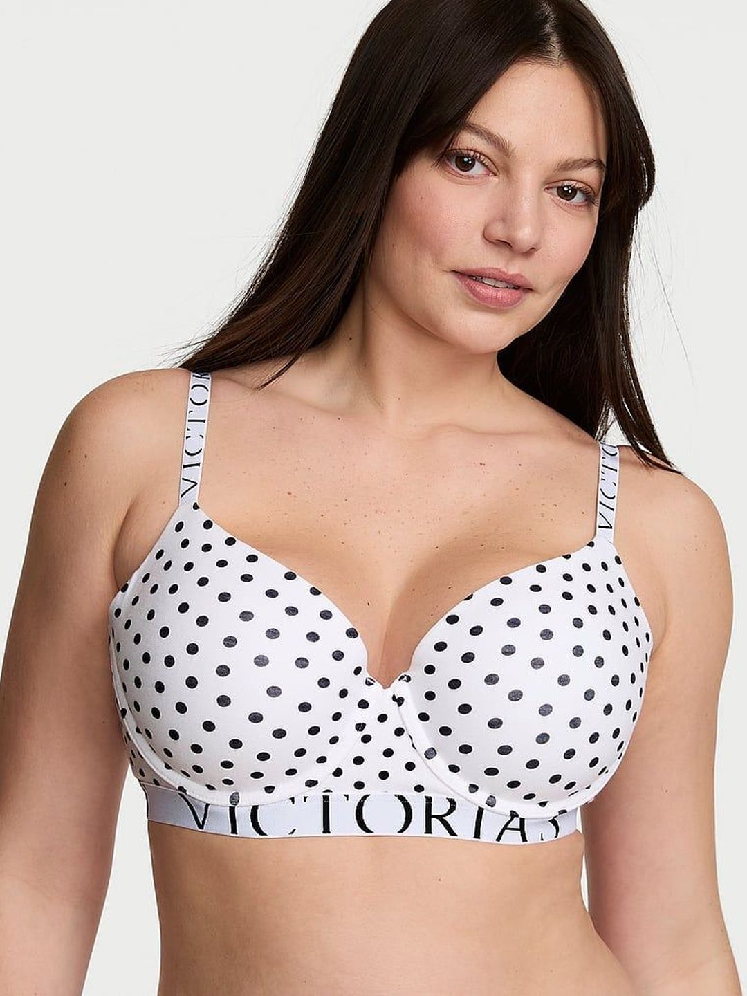 Victoria's Secret Polka Dot Bra Medium Coverage Underwired Lightly Padded-picture-21