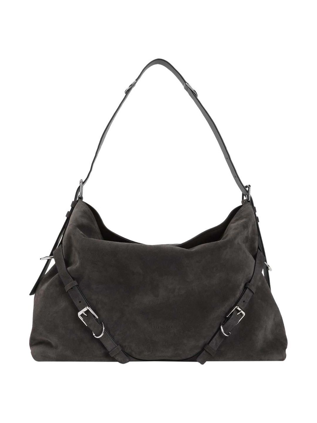 Givenchy Dark Grey Voyou Large Shoulder Bag-image-33