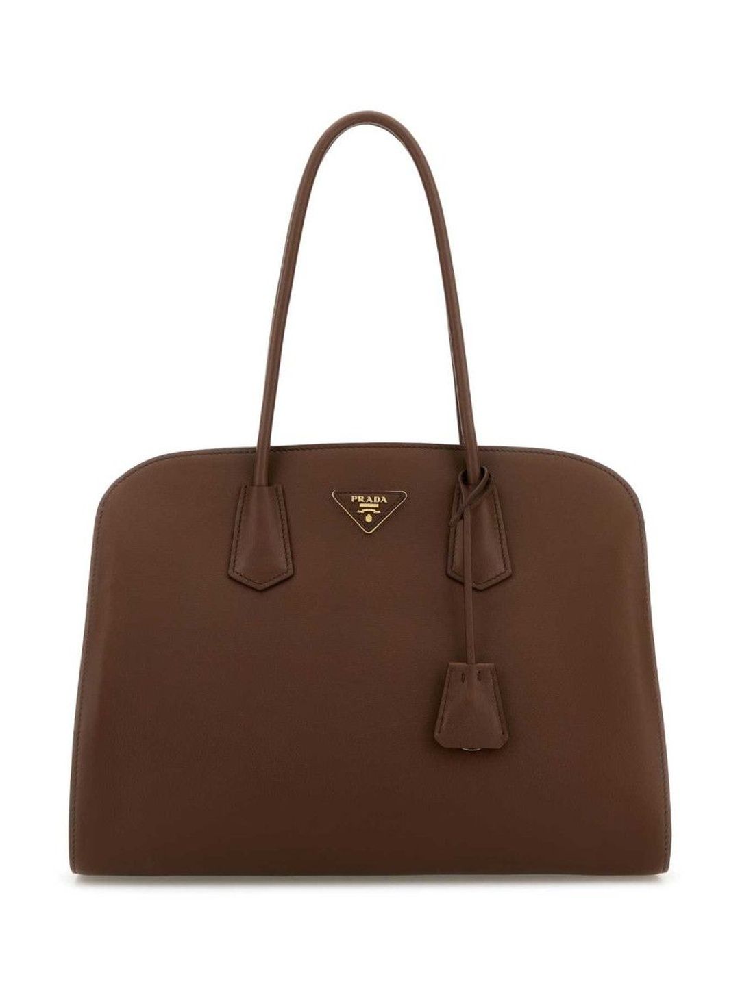 Prada Brown Logo Tote-image-33