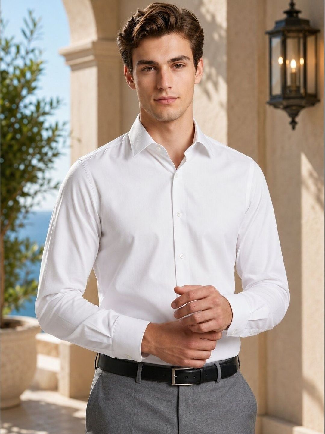 Turtle Men Standard Slim Fit Formal Shirt-image-22