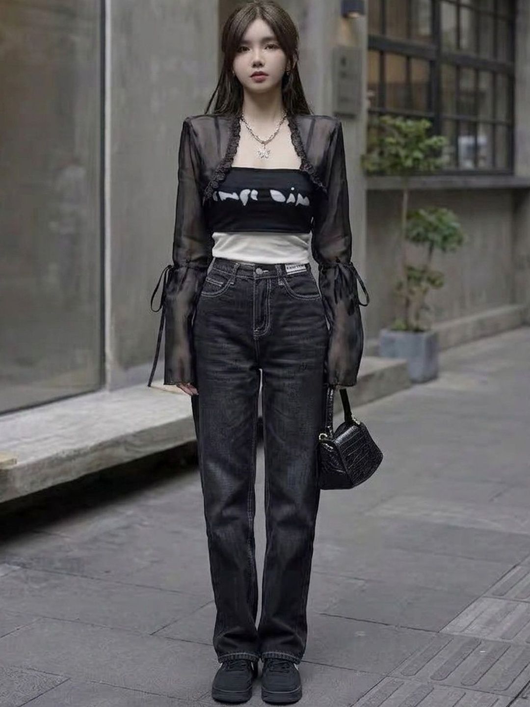 Suo Women Crop Shrug-picture-22