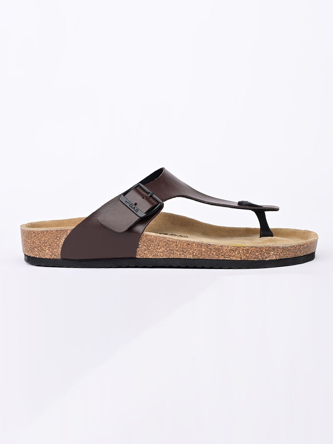 GAS Men Brown UltraRapido T-Strap Sandals-picture-49