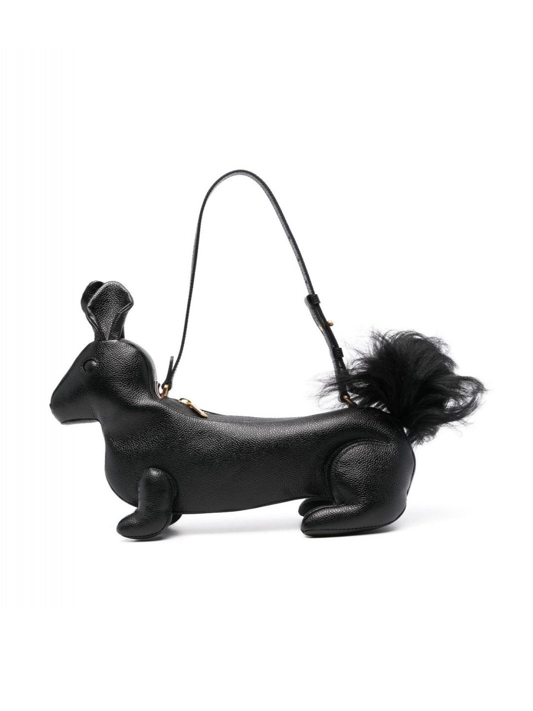thom browne Black Leather Shoulder Bag-picture-43