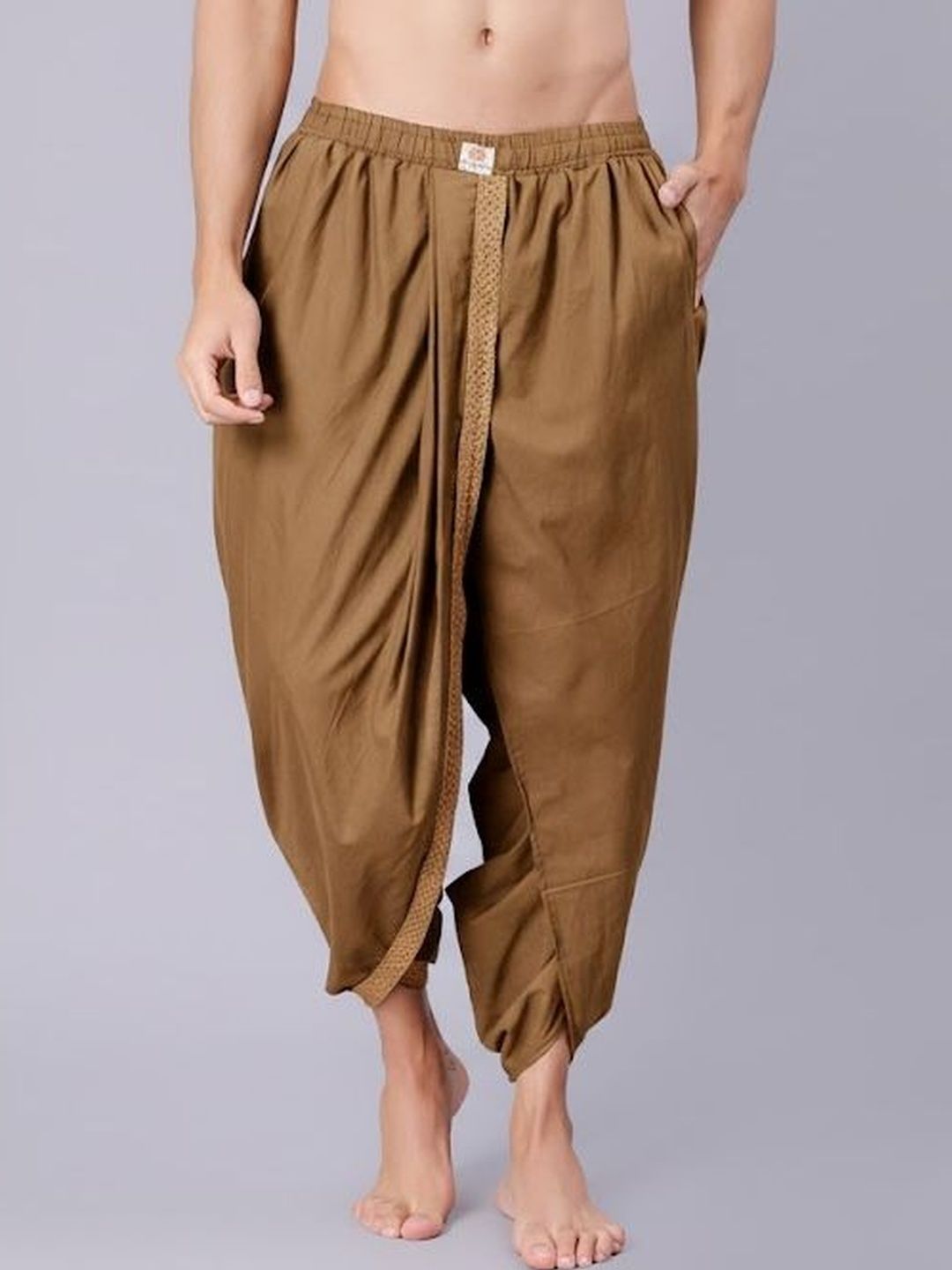 niira.co Men Embroidered Cotton Dhoti Dhotis-picture-53