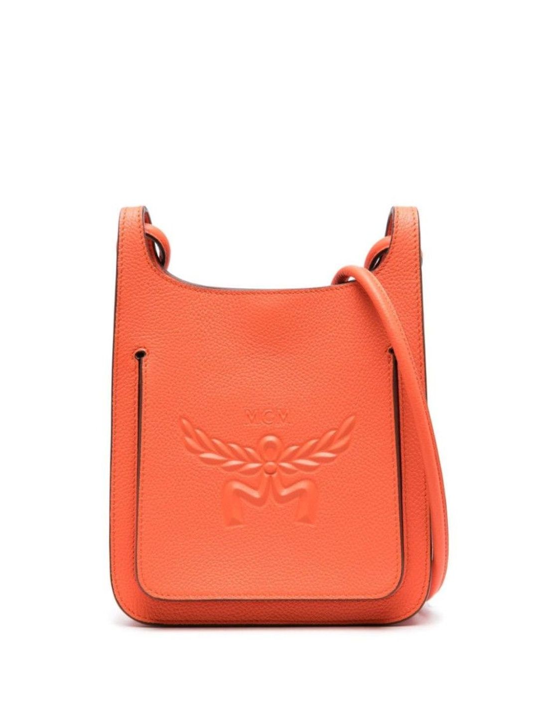MCM Orange Mini bag with logo-picture-40