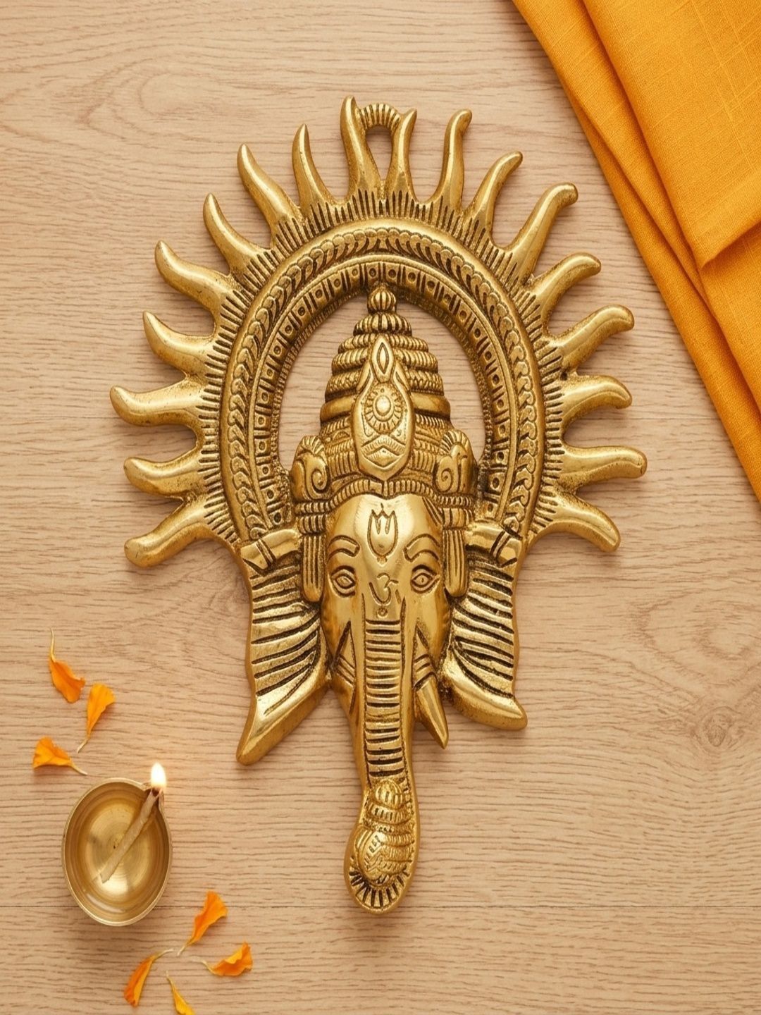Craftlayout Gold-Toned Religious Idol Showpiece-picture-20