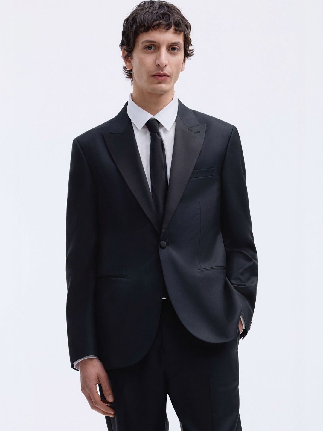 H&M Regular Fit Wool-Blend Tuxedo Jacket-picture-48