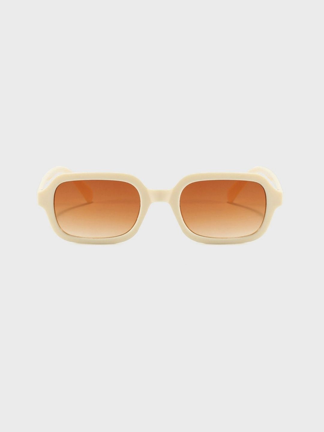 LULU & SKY Women Brown Lens & Yellow Rectangle Sunglasses with-image-32
