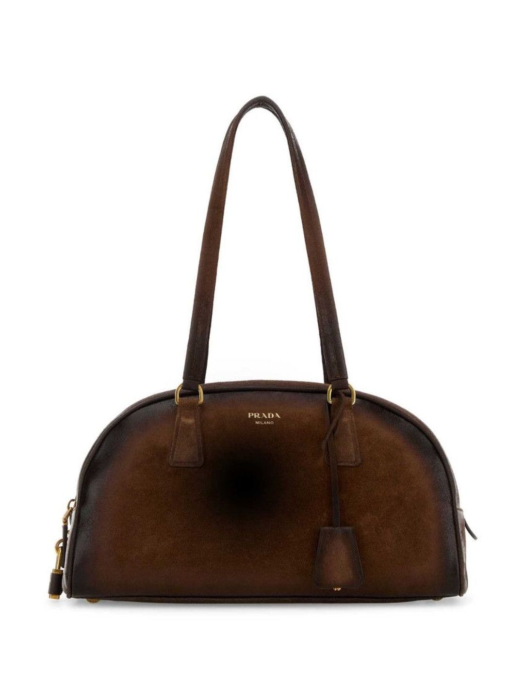 Dark Brown Logo Duffle Bag-image-36