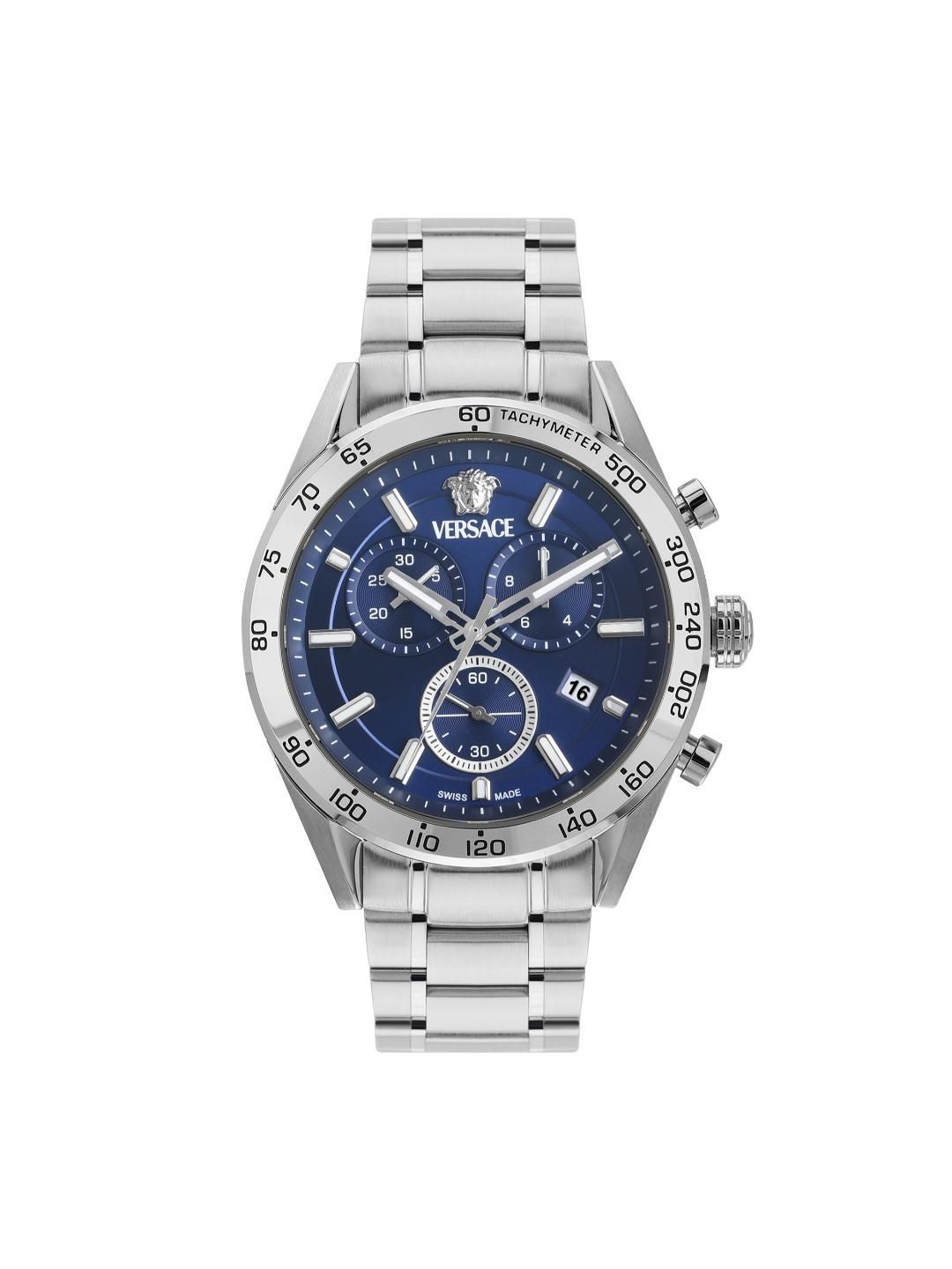 Versace V Code 41 mm Blue Dial Unisex Chrono Watch VE0CA0124-picture-22