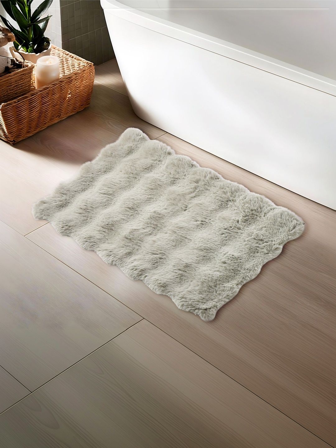 Home Centre Green Anti-Slip Bath Rug-image-40
