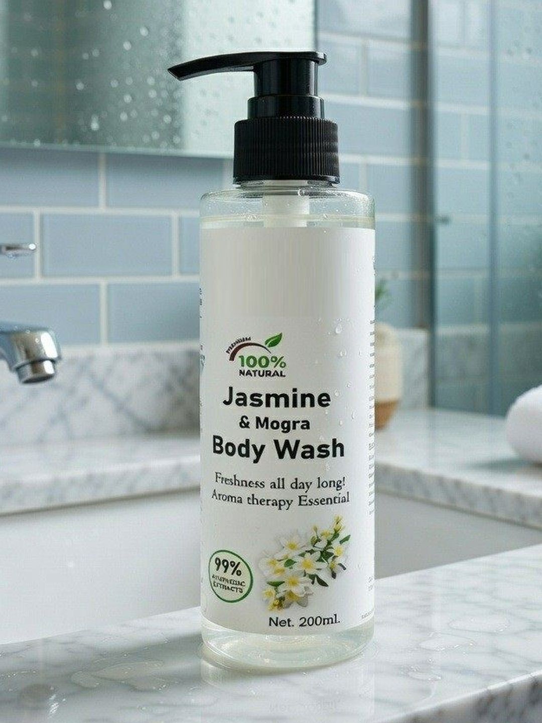 GLAMEZONE Gentle Cleansing Jasmine & Mogra Body Wash - 200ml-image-41