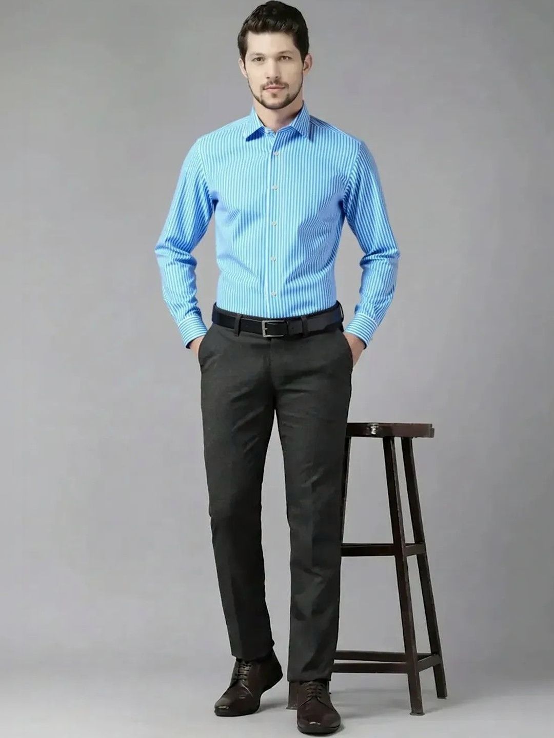 Camicissima Men Slim Fit Striped Formal Shirt-picture-18