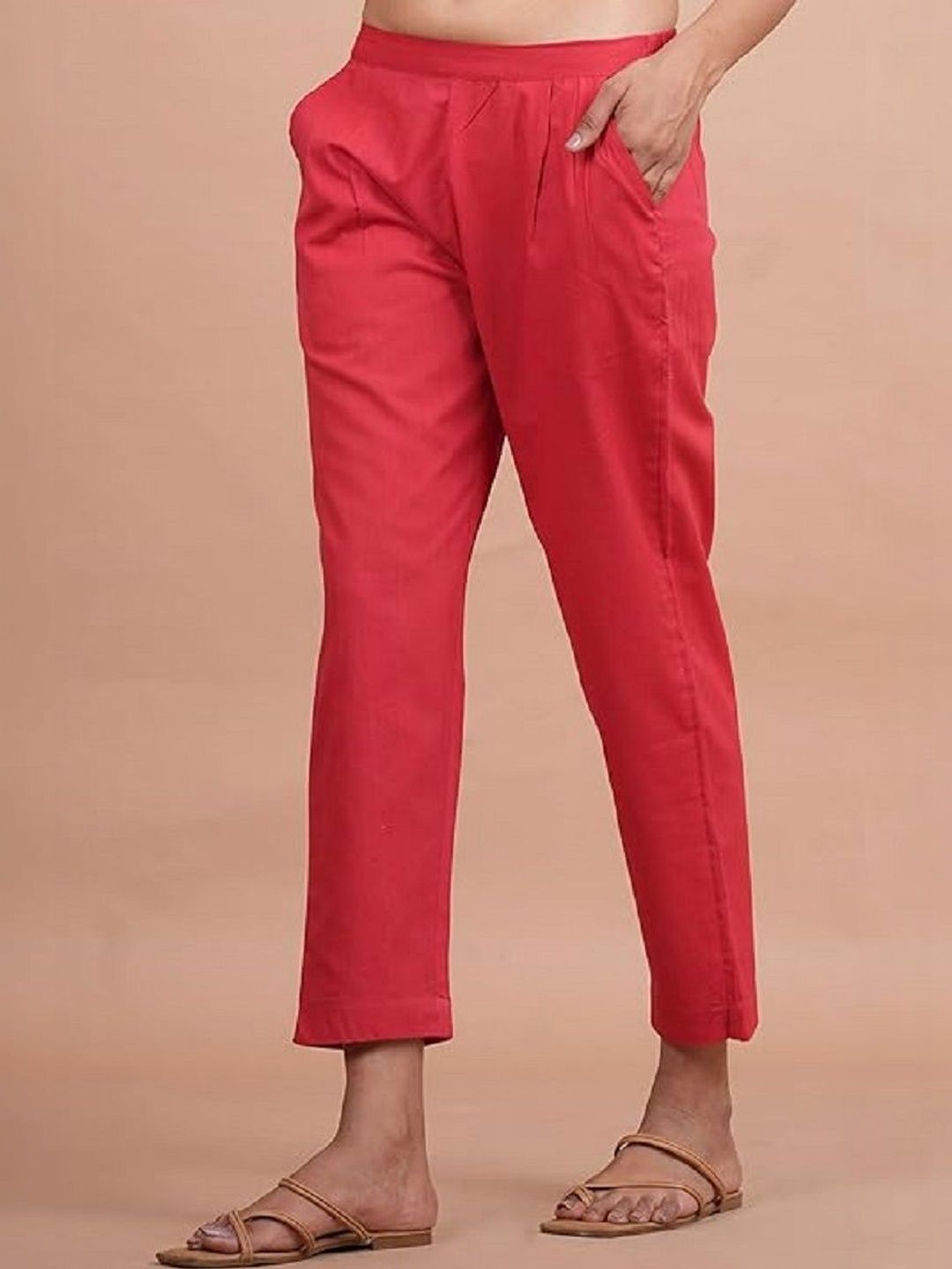 Harry Style Women Tailored Easy Wash Pleated Trousers-picture-18