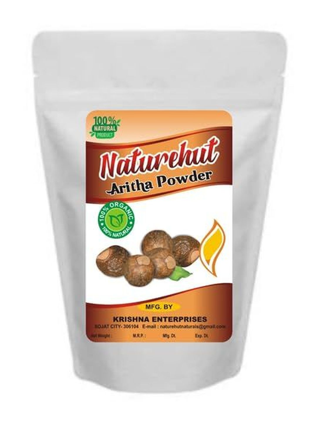 NATUREHUT Aritha/Reetha Powder For Skin & Hair - 200 g-image-49