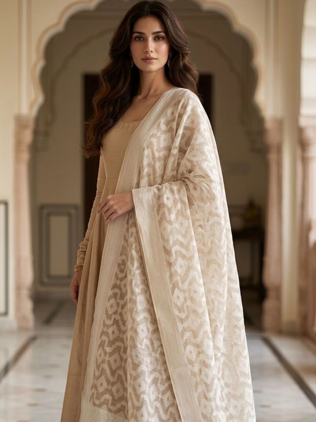 Dupatta Bazaar Woven Design Dupatta-image-1