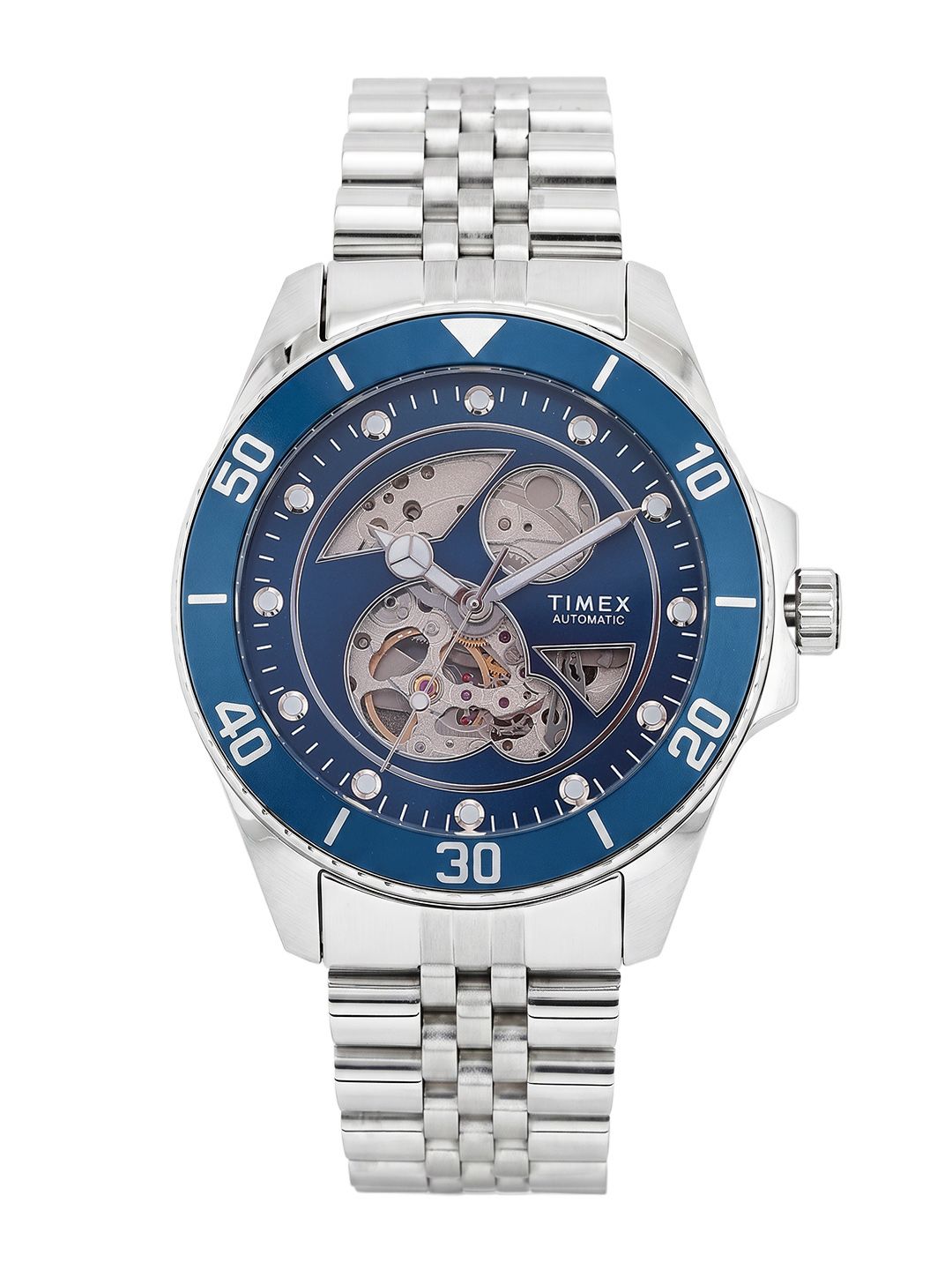 Timex Men Brass Skeleton Automatic Motion Powered Analogue Watch TWEG382SMU03-picture-26