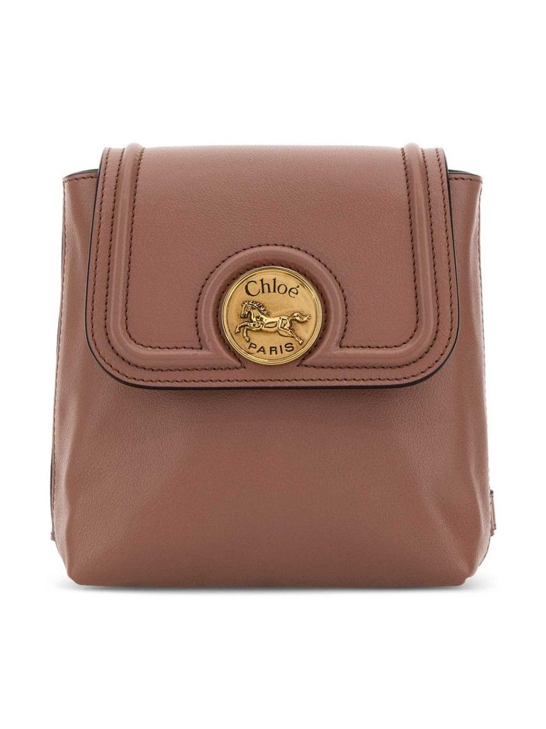 chloe Pink Logo Mini Backpack-picture-37