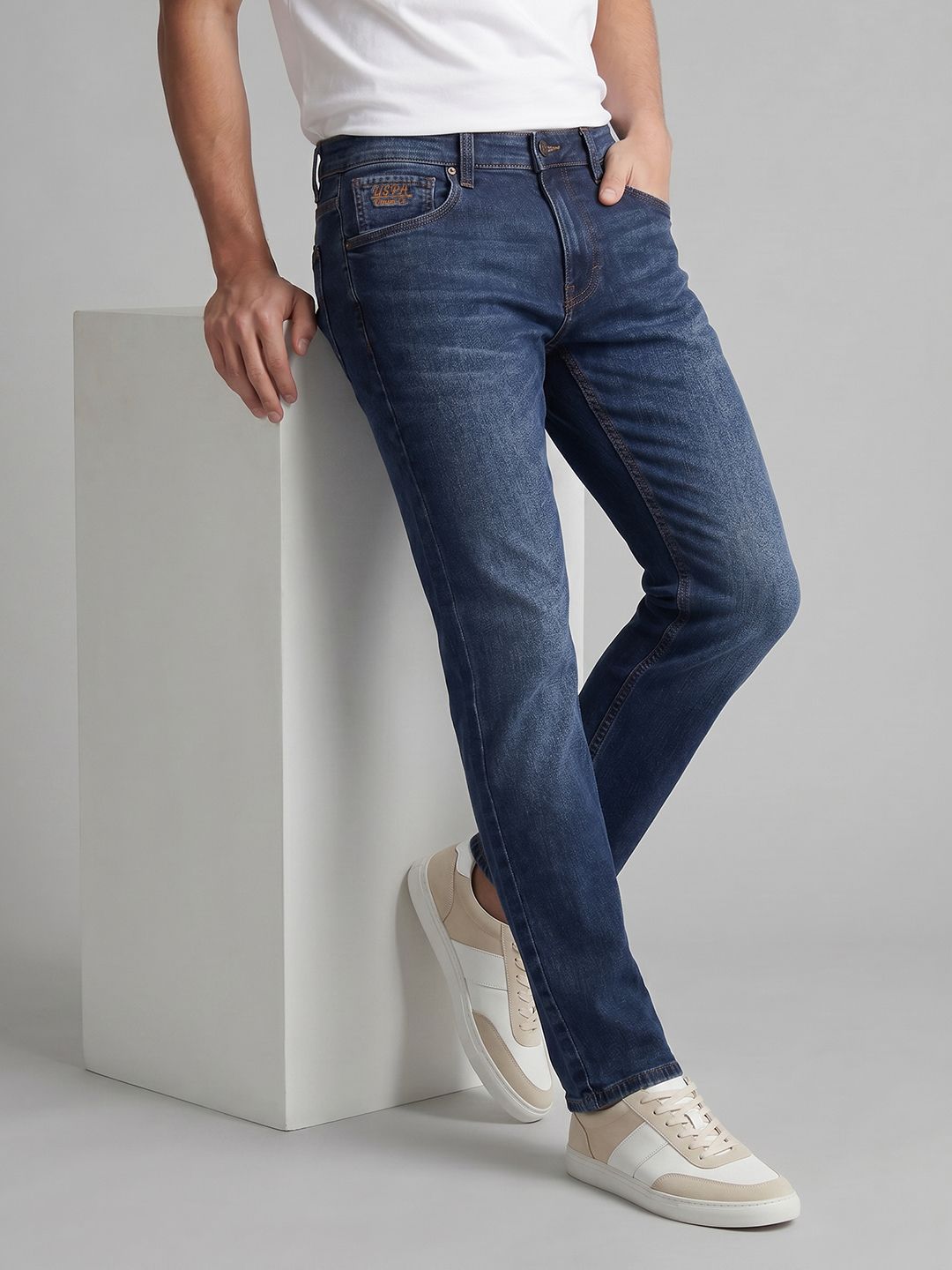 U.S. Polo Assn. Denim Co. Men Slim Straight Fit Light Fade Jeans-picture-47