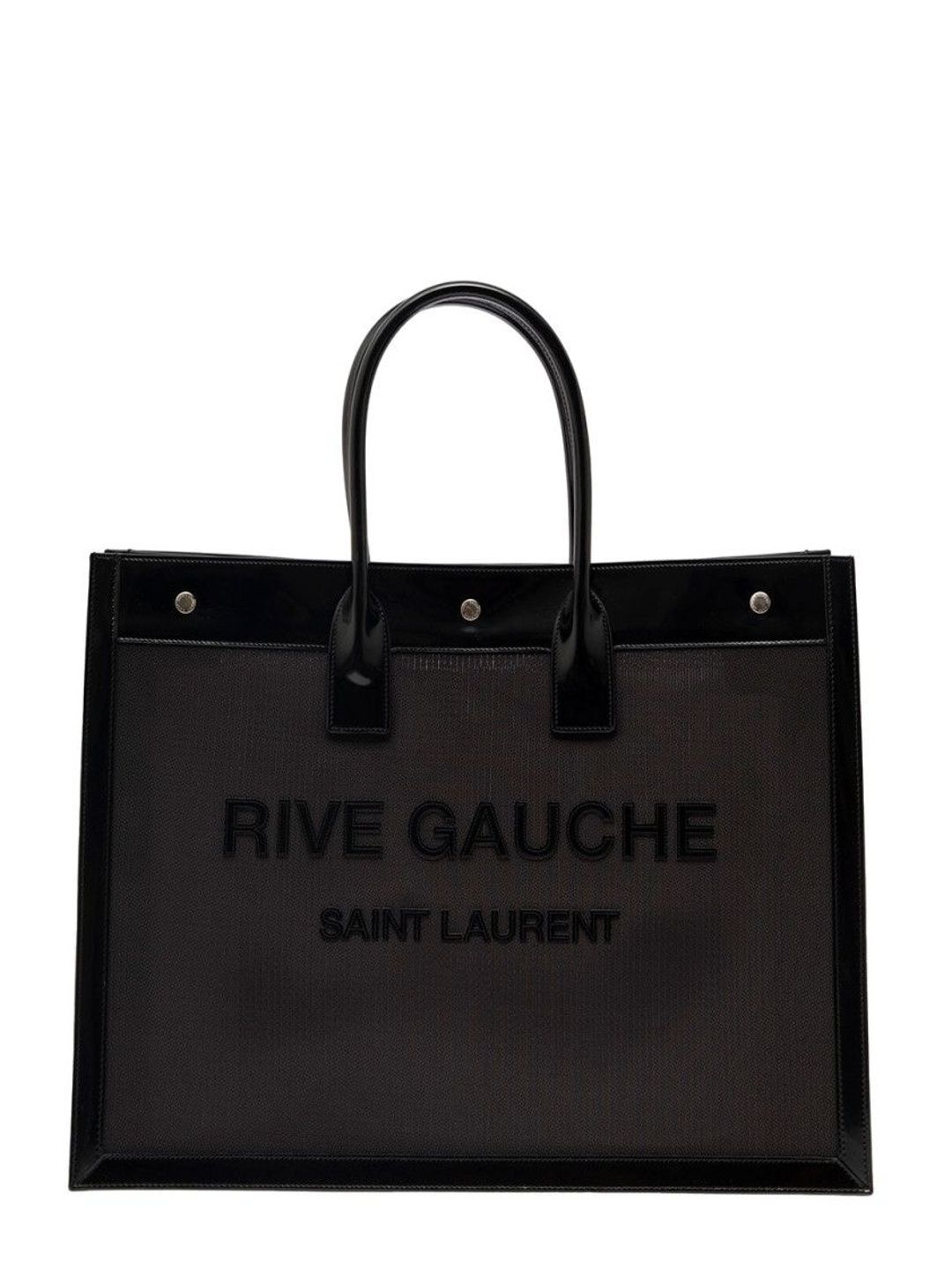 Saint Laurent Black Rive Gauche tote bag-picture-35