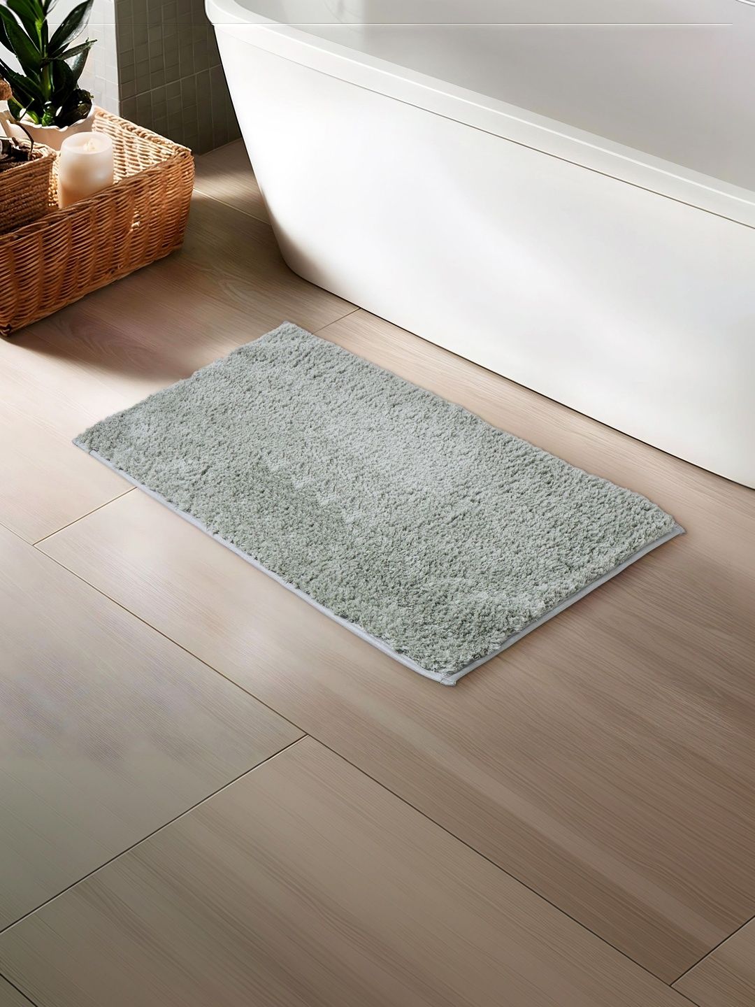 Home Centre Green Anti-Slip Bath Rug-image-20