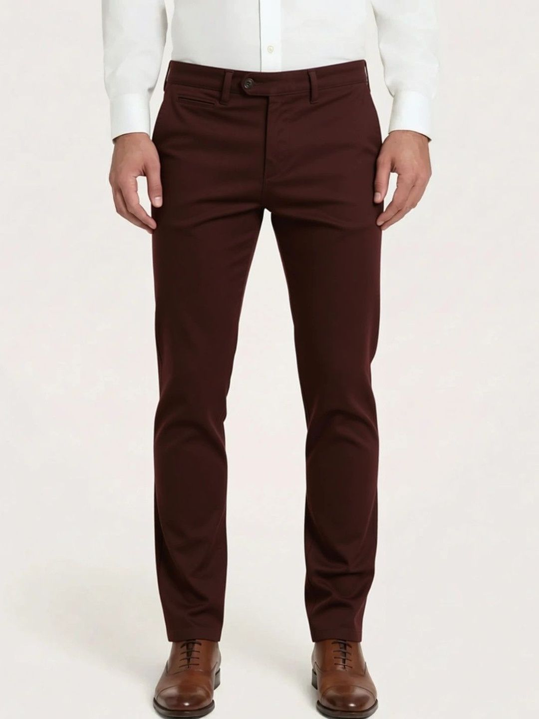 Camicissima Men Slim Fit Chinos Trousers-picture-21