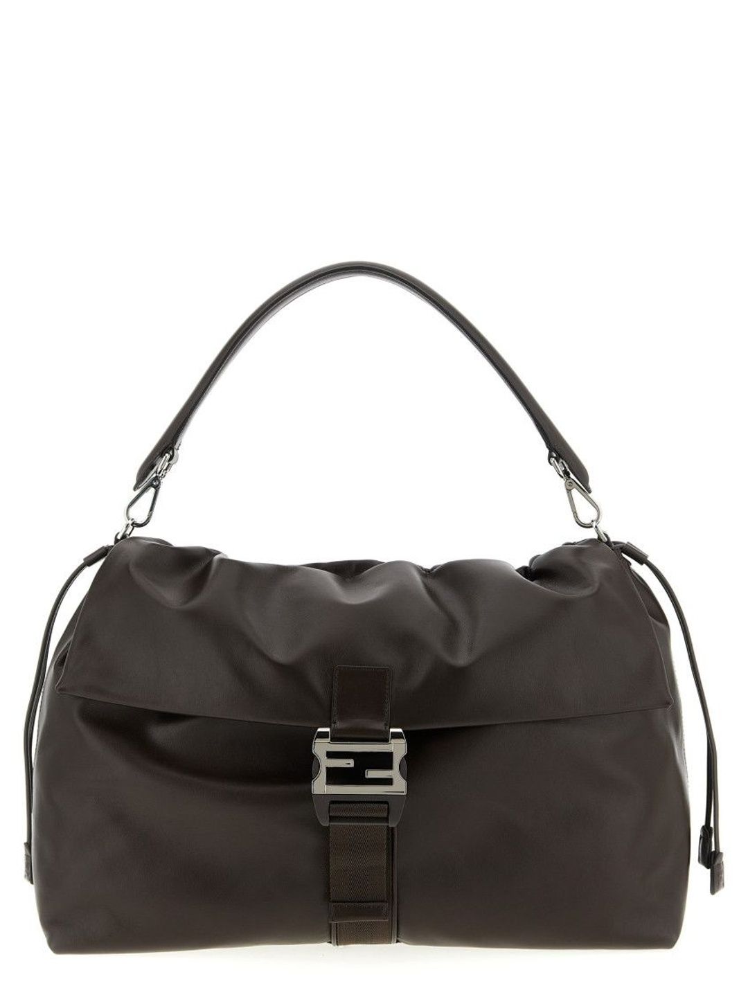 Brown Flux Maxi Messanger Bag-image-9